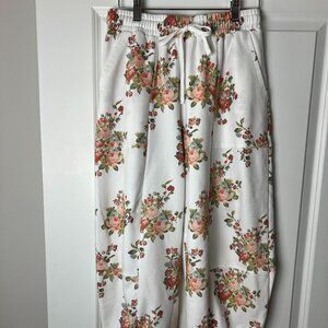 Floral Print Sweatpants